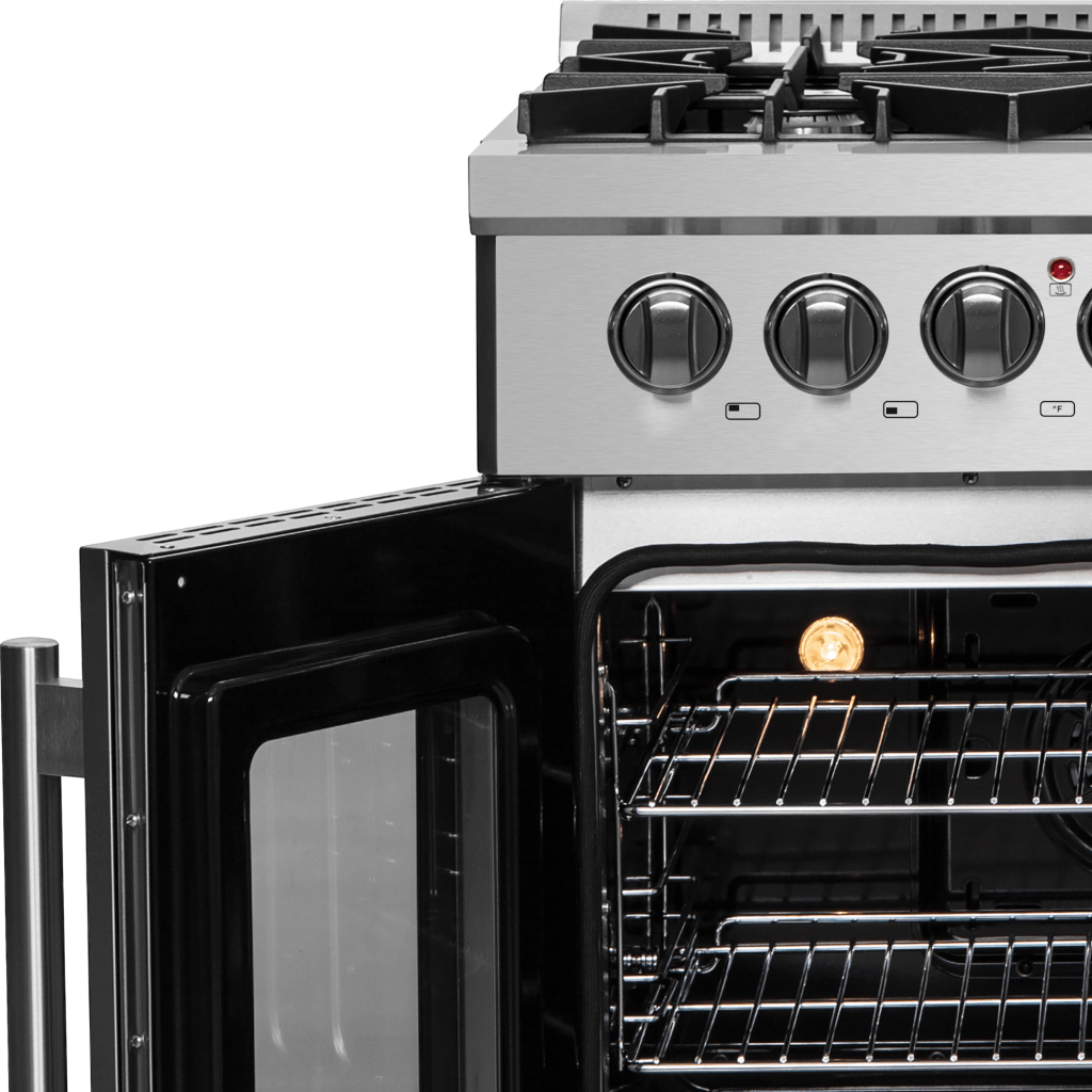 FORNO Galiano 30″ Freestanding French Door Dual Fuel Range (FFSGS6356-30)