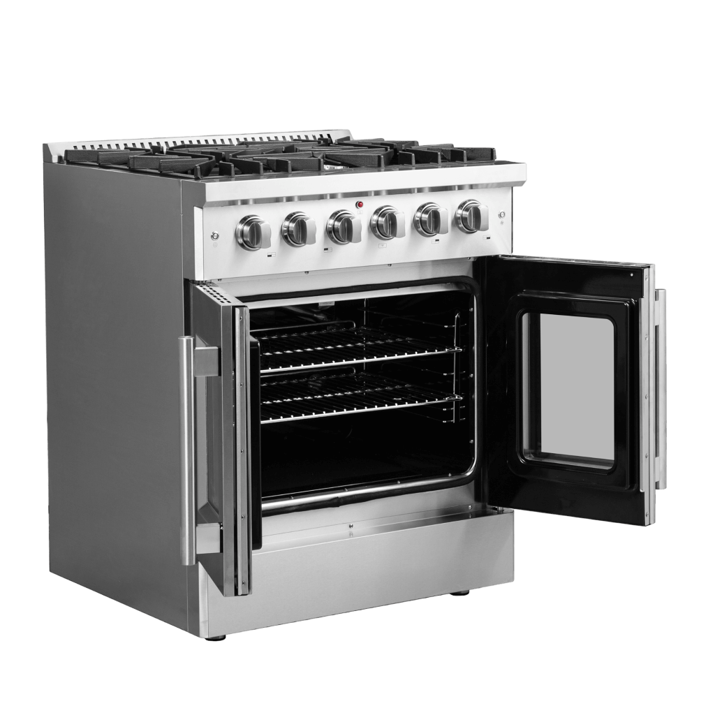 FORNO Galiano 30″ Freestanding French Door Gas Range (FFSGS6444-30)
