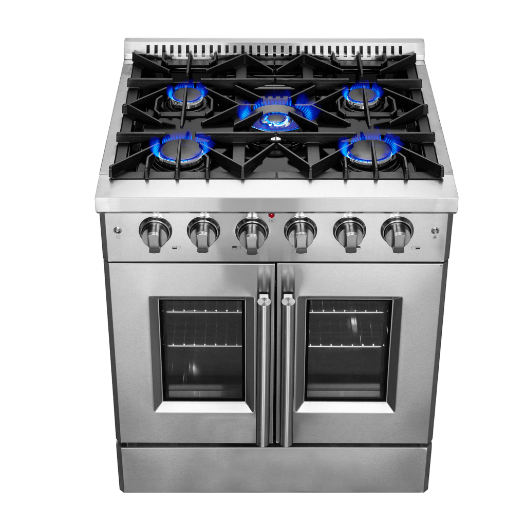 FORNO Galiano 30″ Freestanding French Door Gas Range (FFSGS6444-30)