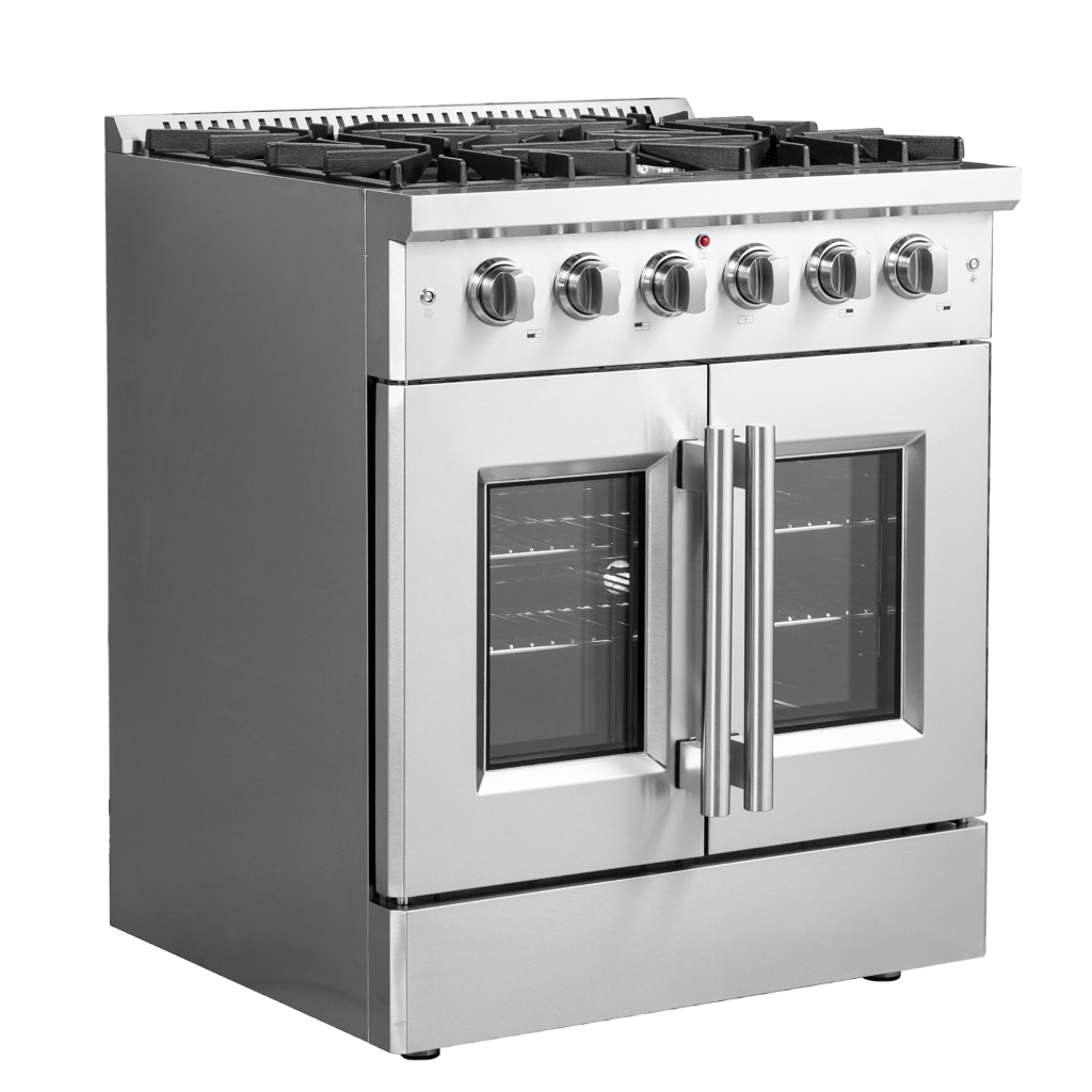 FORNO Galiano 30″ Freestanding French Door Gas Range (FFSGS6444-30)