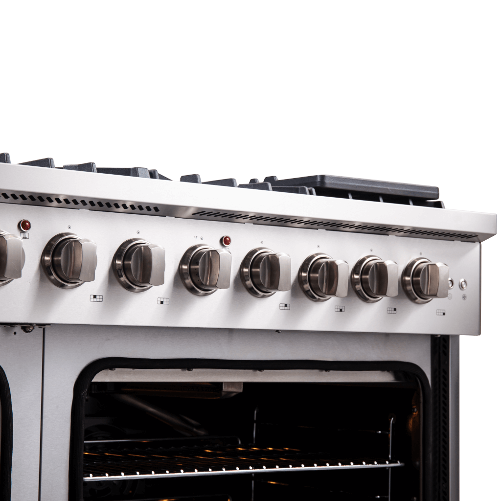 FORNO Galiano 48″ Freestanding French Door Gas Range (FFSGS6444-48)
