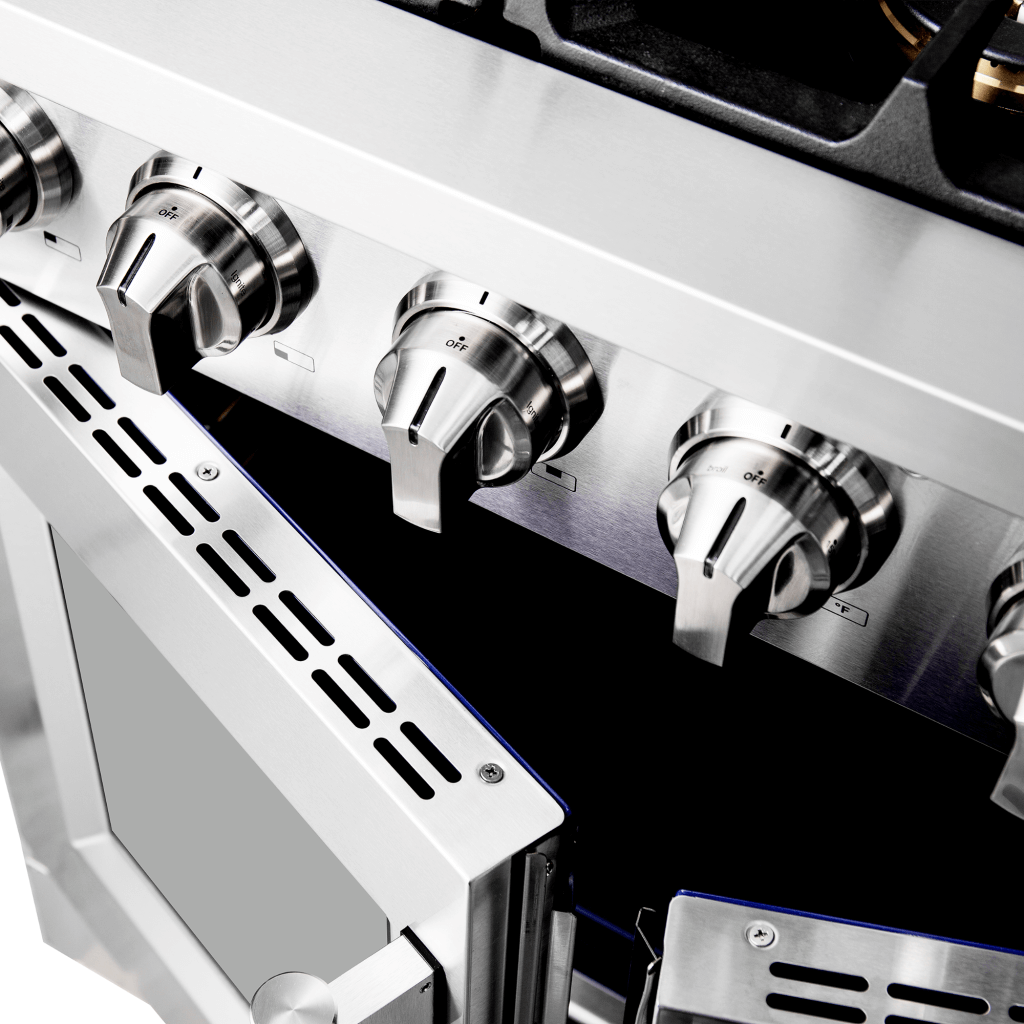 FORNO Capriasca 36″ Freestanding French Door Gas Range (FFSGS6460-36)