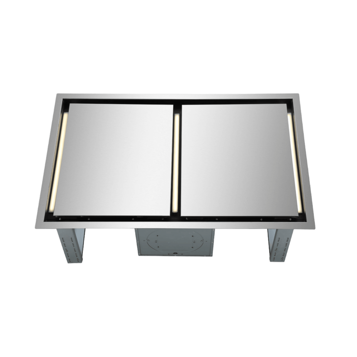 FORNO Arezzo – 44″ Ceiling Range Hood with Perimetric Heat, Odor, Gases and Steam Air Capture (FRHRE5312-44)
