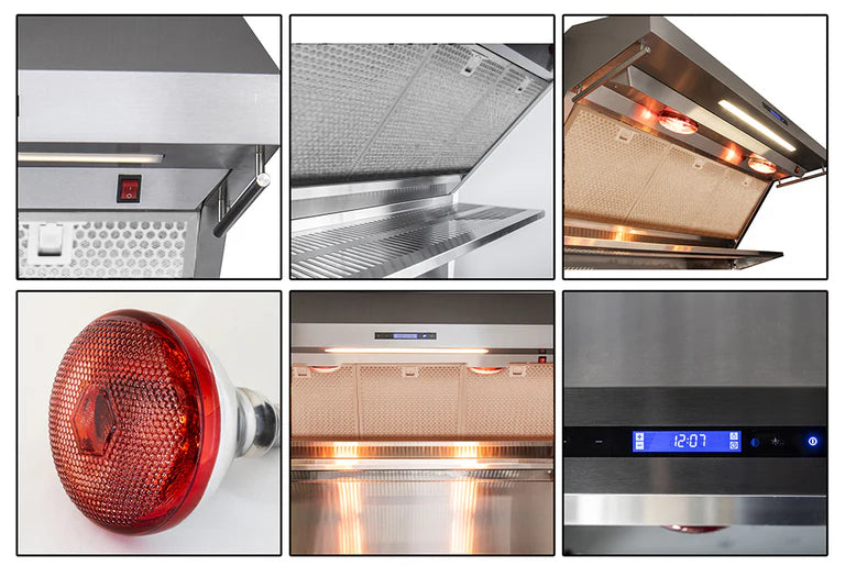 Forno Appliance Package- 36 Inch Gas Range, Wall Mount Range Hood