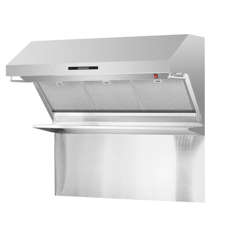 Forno Appliance Package - 48" Gas Range, Wall Mount Range Hood