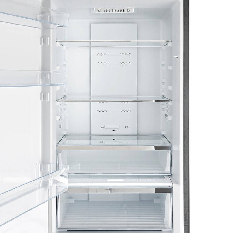 FORNO 23.4" Bottom Mount Freestanding Refrigerator and Freezer with 11.1 Cubic Ft. Total Capacity (Left or Right Swing) (FFFFD1778-24LS)