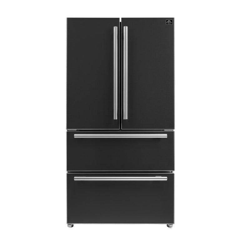 FORNO Moena 36″ French Door 19.2 Cu.Ft. Stainless Steel Refrigerator (FFRBI1820-36SB)