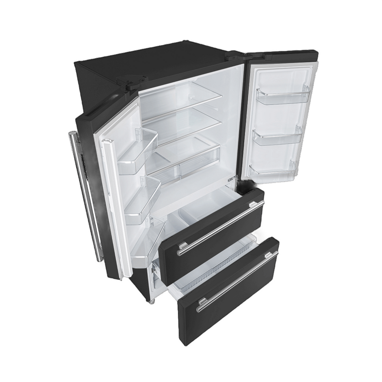 FORNO Moena 36″ French Door 19.2 Cu.Ft. Stainless Steel Refrigerator (FFRBI1820-36SB)