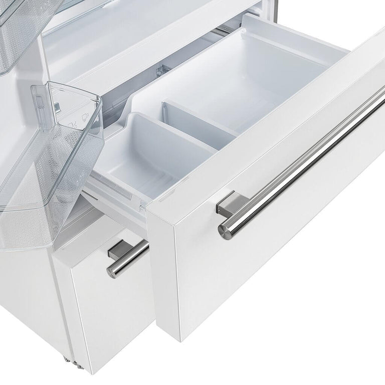 FORNO Moena 36″ French Door 19.2 Cu.Ft. Stainless Steel Refrigerator (FFRBI1820-36SB)