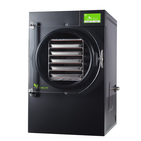 Harvest Right Medium Home Pro Freeze Dryer with Premier Vacuum Pump, 5 Trays and Mylar Starter Kit in Black (N-HRFDMBK-PP)