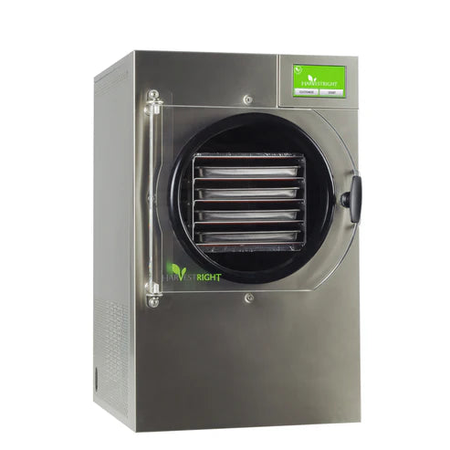Harvest Right Small Home Pro Freeze Dryer with Premier Vacuum Pump, 4 Trays and Mylar Starter Kit in Stainless Steel (N-HRFDSSS-PP)