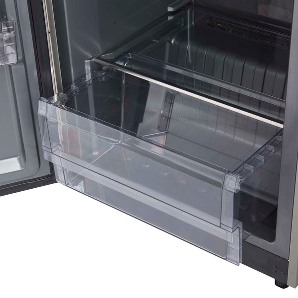 Forno Fortezza 60 Inch Convertible Refrigerator/Freezer with Modern Trim Kit, Stainless Steel, Total No Frost, with Automatic Ice Maker (FFFFD1738-60MG)