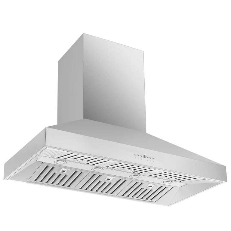 Forno Appliance Package - 48" Gas Range, Range Hood, 60" Refrigerator