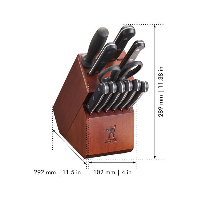 HENCKELS Solution 12-pc Knife Block Set