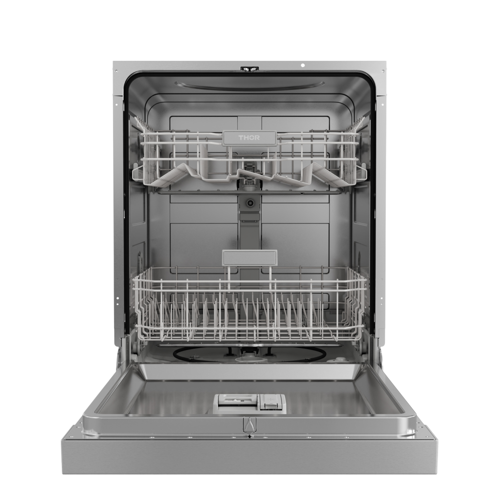 THOR Kitchen 24 Inch Built In Dishwasher In Stainless Steel Model (ADW24PF)