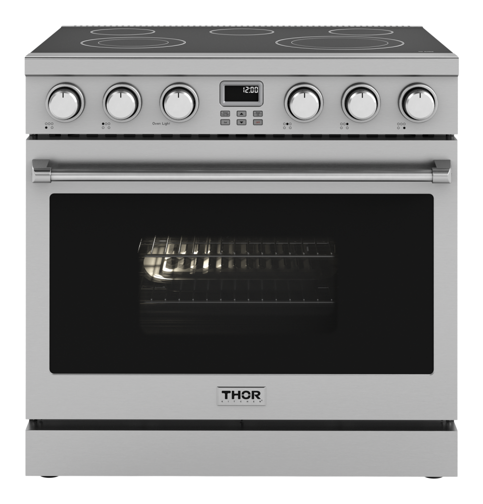 THOR Kitchen 36 Inch Electric Range Contemporary Professional (ARE36)