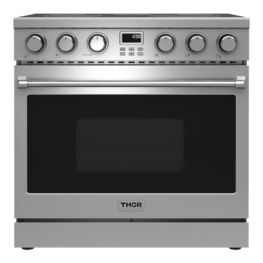 THOR Kitchen 36 Inch Electric Range Contemporary Professional (ARE36)