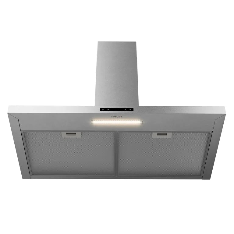 THORE 36 Inch Contemporary Wall Mount Pyramid Shape Range Hood Model (ARH36P)