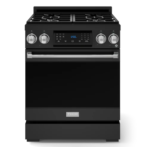 Gordon Ramsay by THOR Kitchen 30" 4.55 cu. ft. Professional Propane Gas Range with Tilt Panel Touch Control and Self-Clean in Stainless Steel