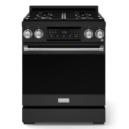 Gordon Ramsay by THOR Kitchen 30" 4.55 cu. ft. Professional Propane Gas Range with Tilt Panel Touch Control and Self-Clean in Stainless Steel