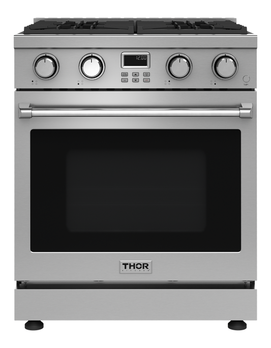 THOR Kitchen 30 Inch Gas Range  Contemporary Professional (ARG30)