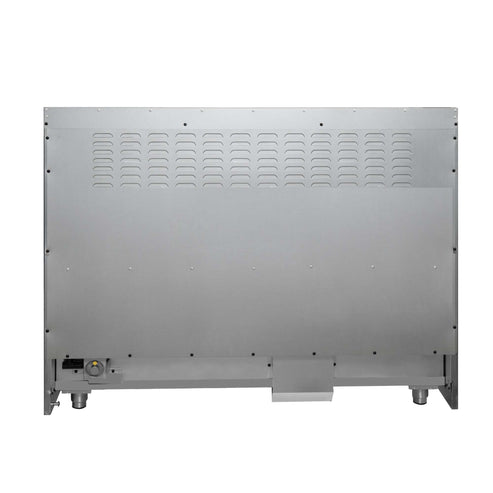 (Black & White) Forno Galiano 48″ Freestanding Dual Fuel Range (FFSGS6156-48BLK)