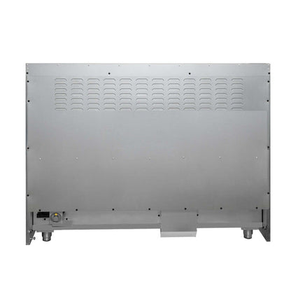 (Black & White) Forno Galiano 48″ Freestanding Dual Fuel Range (FFSGS6156-48BLK)