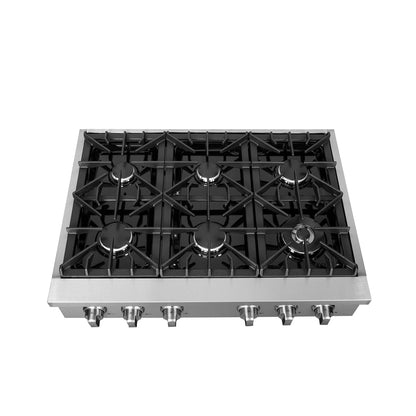 FORNO COSSATO ALTA QUALITA 36" GAS RANGETOP