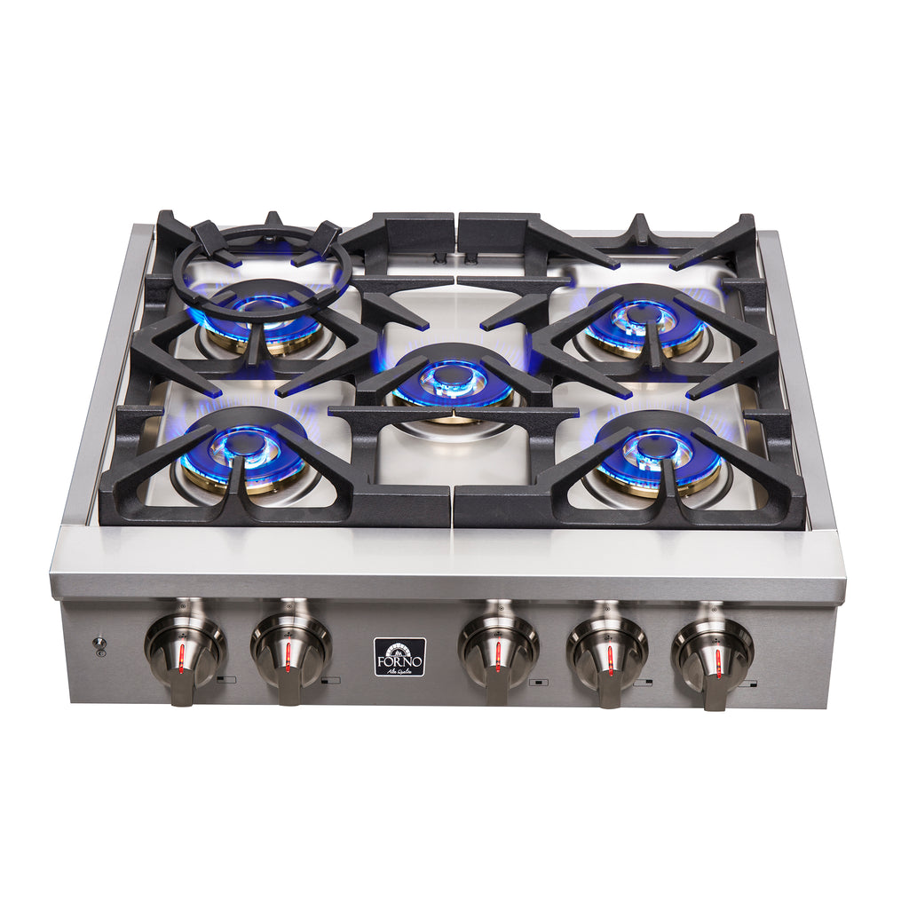 FORNO SPEZIA ALTA QUALITA 30" PRO-STYLE GAS RANGETOP (FCTGS5751-30)