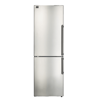 FORNO 23.4" Bottom Mount Freestanding Refrigerator and Freezer with 11.1 Cubic Ft. Total Capacity (Left or Right Swing)