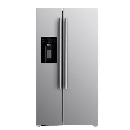 FORNO Salerno 36″ Side by Side 20 Cu.Ft Stainless Steel Refrigerator with Ice Maker (FFRBI1844-36SB)