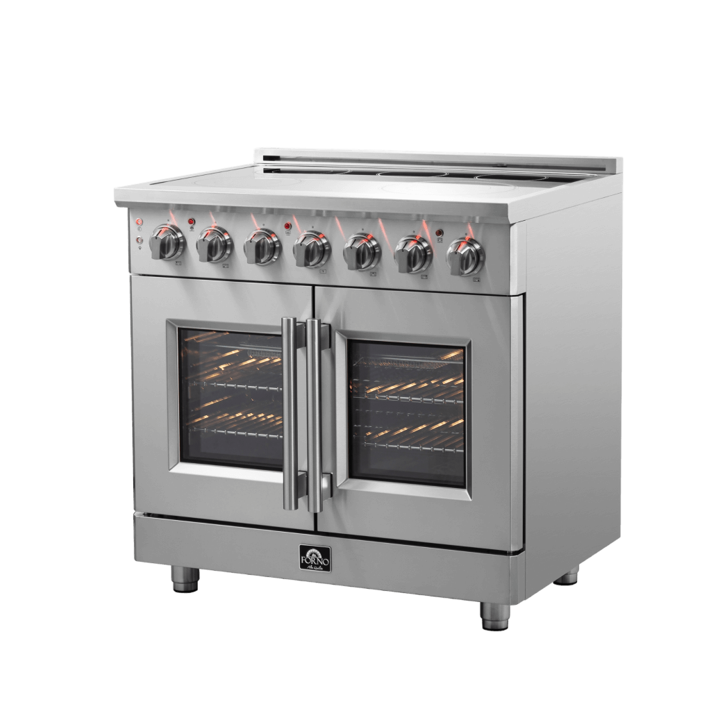 FORNO Massimo 36″ Freestanding French Door Electric Range