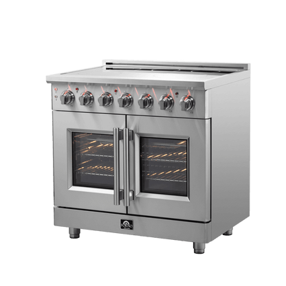 FORNO Massimo 36″ Freestanding French Door Electric Range