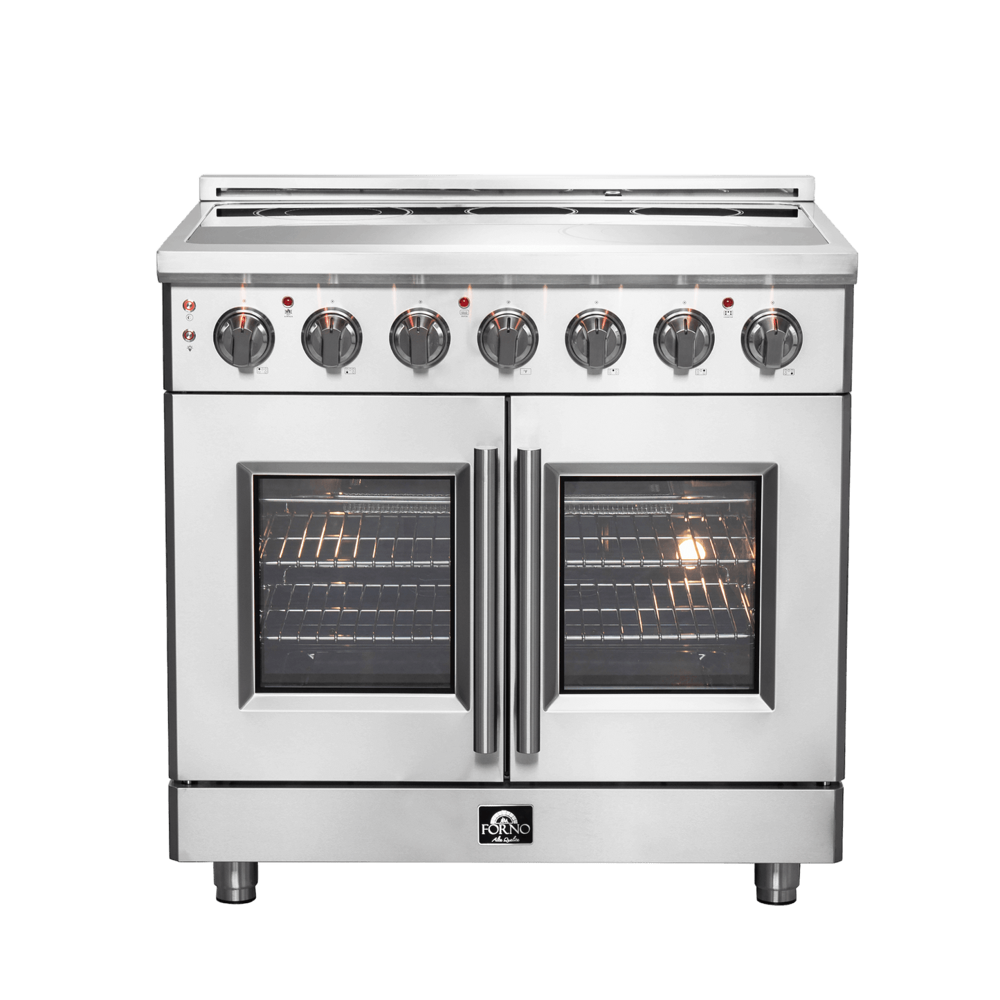 FORNO Massimo 36″ Freestanding French Door Electric Range