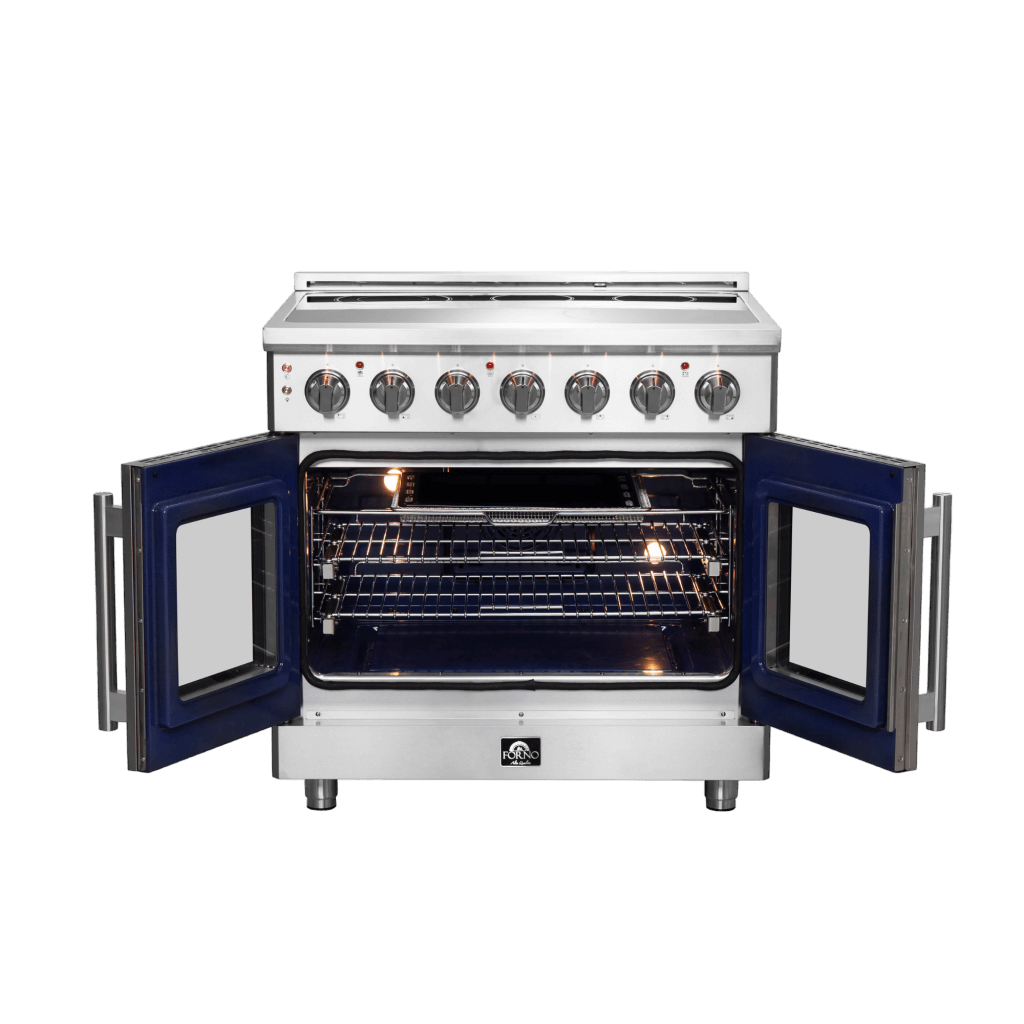 FORNO Massimo 36″ Freestanding French Door Electric Range