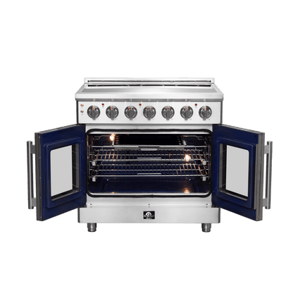 FORNO Massimo 36″ Freestanding French Door Electric Range