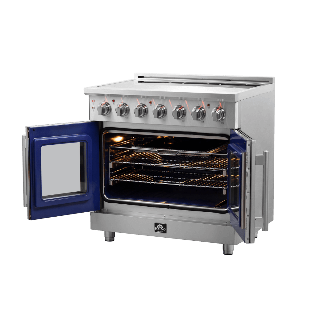 FORNO Massimo 36″ Freestanding French Door Electric Range