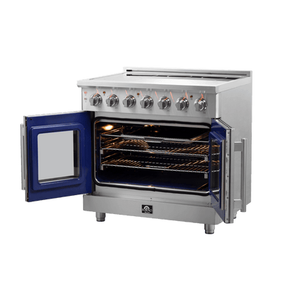 FORNO Massimo 36″ Freestanding French Door Electric Range