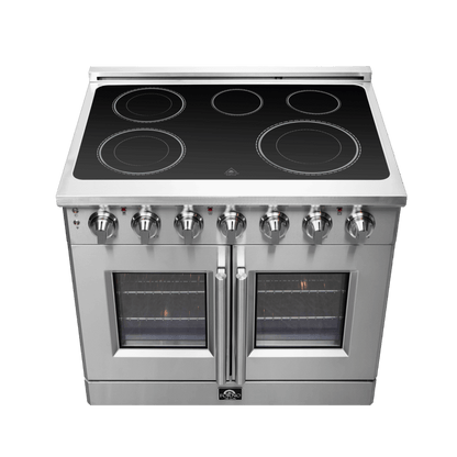 FORNO Massimo 36″ Freestanding French Door Electric Range