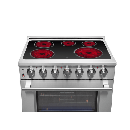 FORNO Massimo 36″ Freestanding Chef Door Electric Range