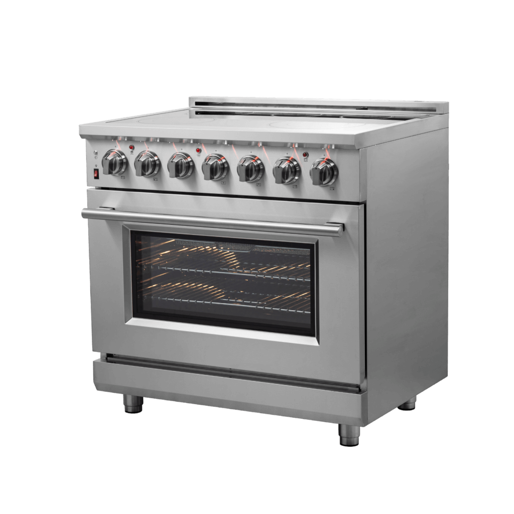 FORNO Massimo 36″ Freestanding Chef Door Electric Range