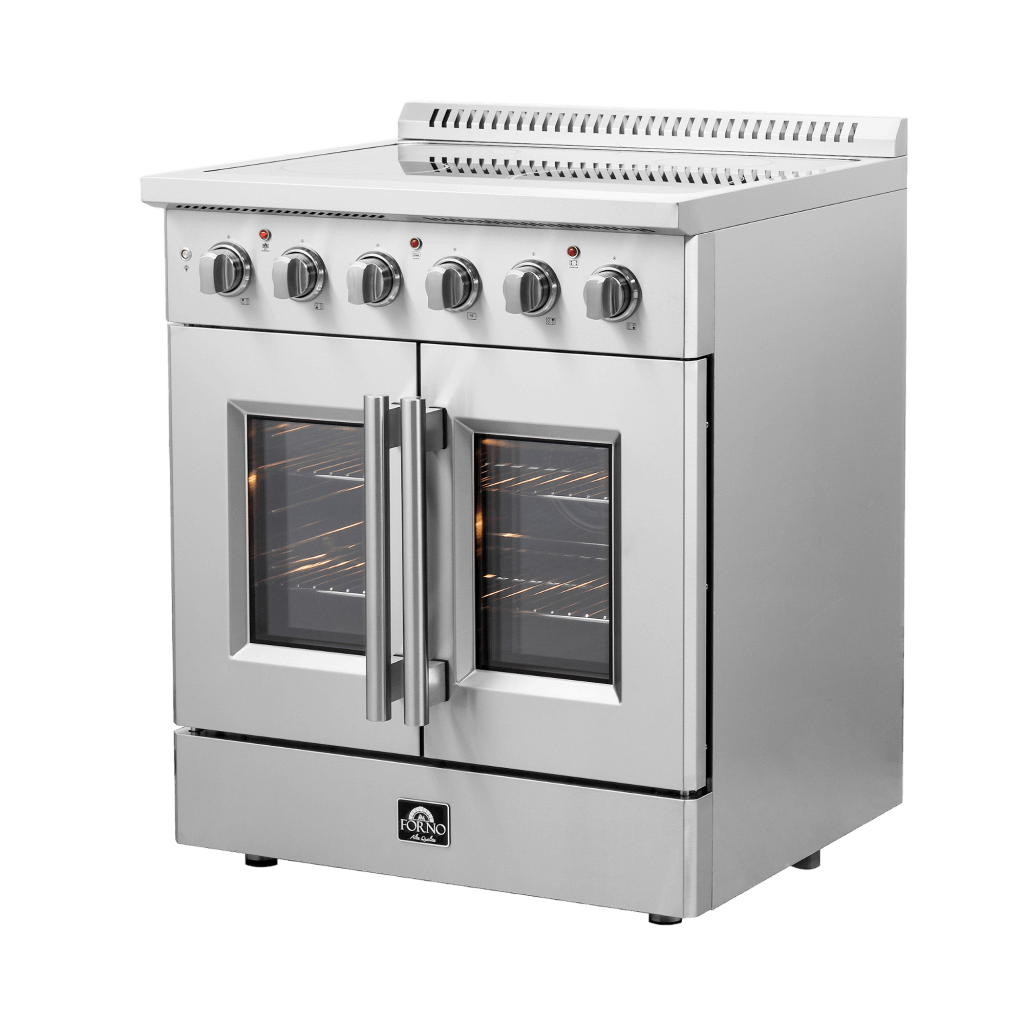 FORNO Galiano 30″ Freestanding French Door Electric Range