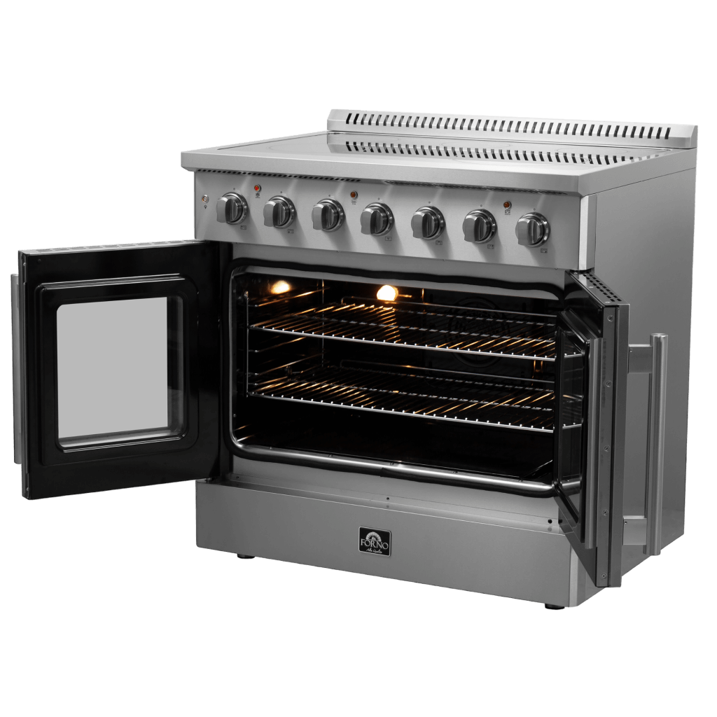 FORNO Galiano 36″ Freestanding French Door Electric Range