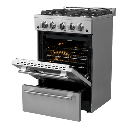 Forno Breno 24″ Freestanding Gas Range (FFSGS6272-24)