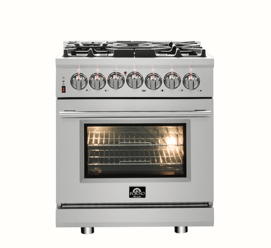 Forno Massimo 30″ Freestanding Dual Fuel Range