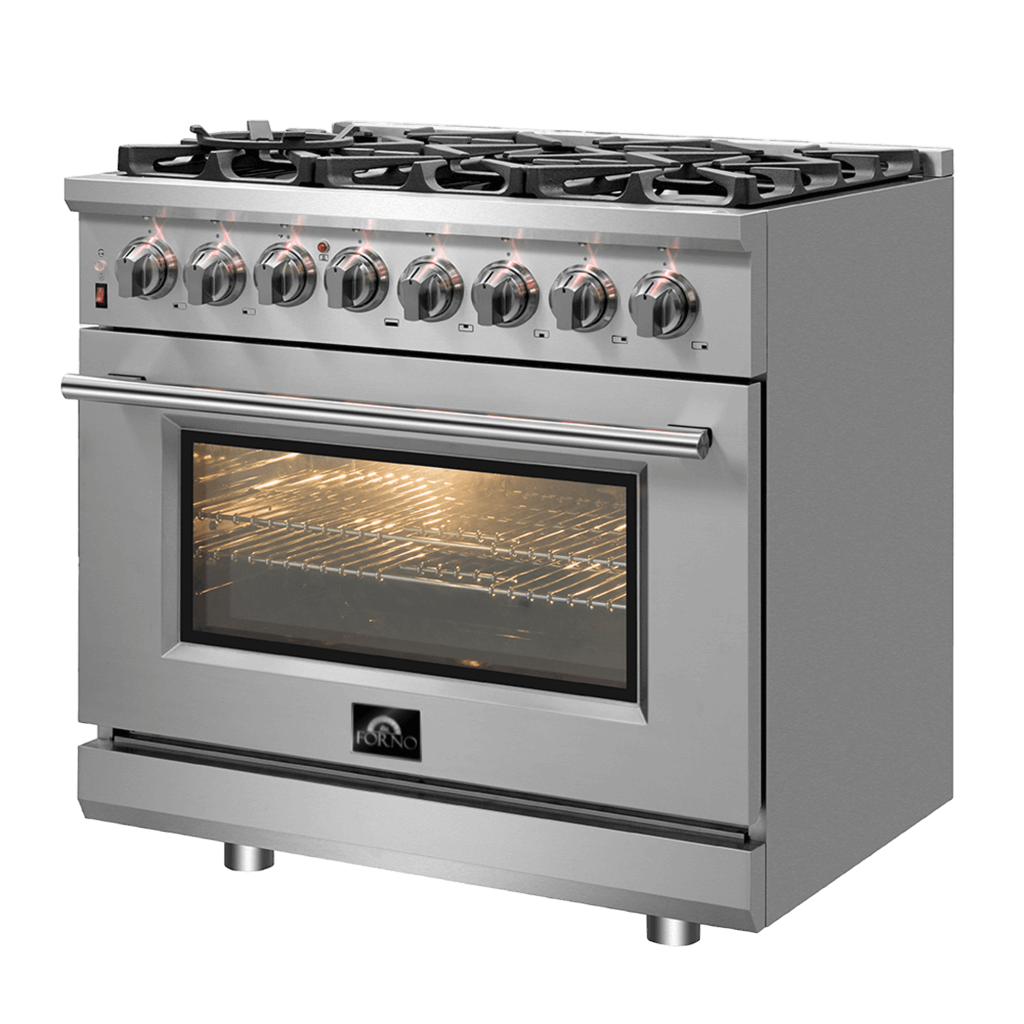 Forno Massimo 36″ Freestanding Dual Fuel Range