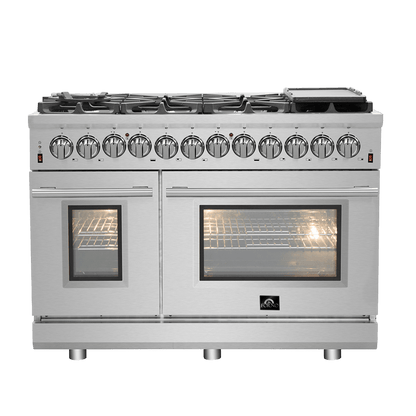 Forno Massimo 48″ Freestanding Dual Fuel Range (FFSGS6125-48)