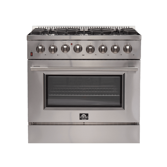 Forno Galiano 36″ Freestanding Dual Fuel Range