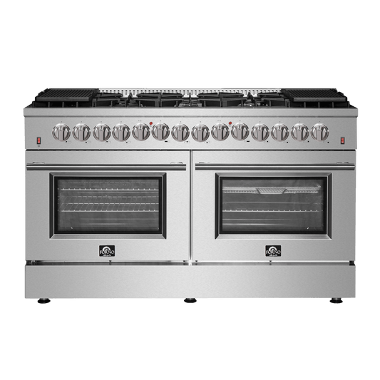 FORNO Galiano 60″ Freestanding Dual Fuel Range