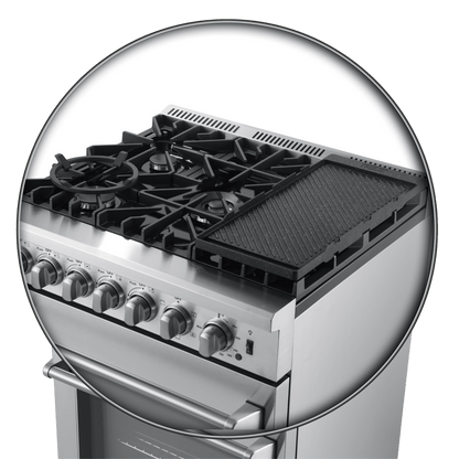 FORNO Lazio 30″ Freestanding Dual Fuel Range